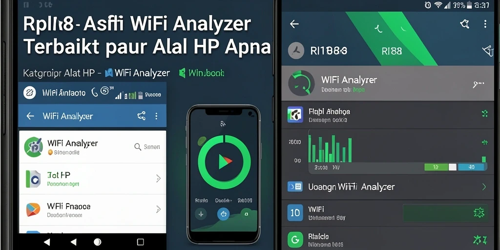 Antarmuka user-friendly dengan analisis jaringan WiFi yang detail.
