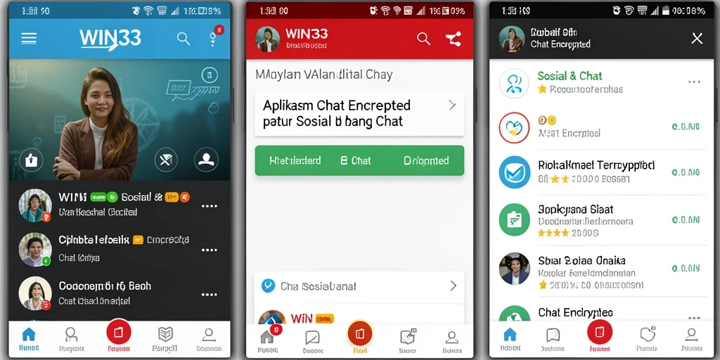 Antarmuka WIN33 yang modern dan ramah pengguna.